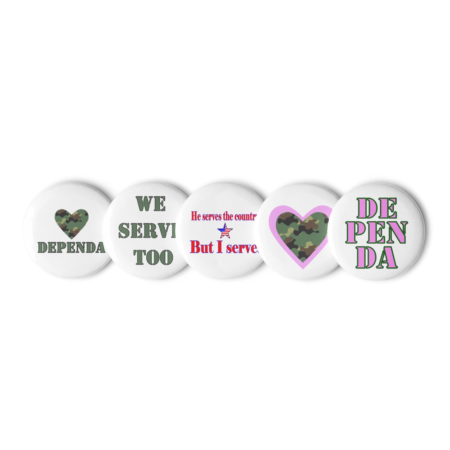 Dependa button set