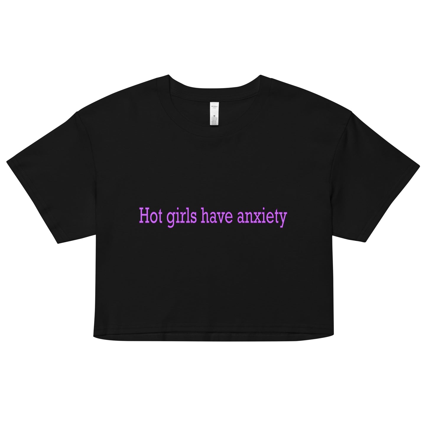 Hot girls anxiety crop top