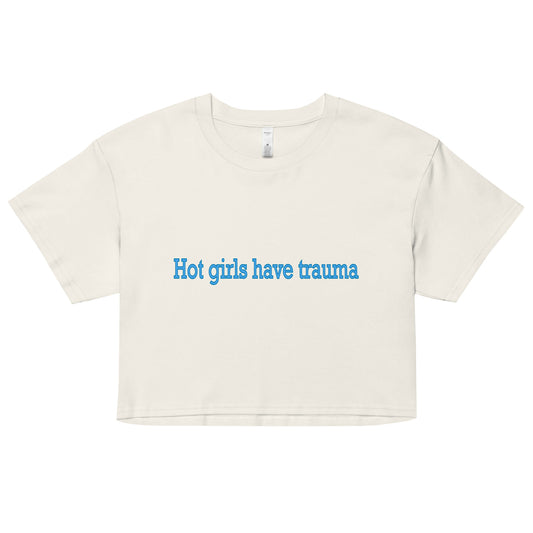 Hot girls trauma crop top