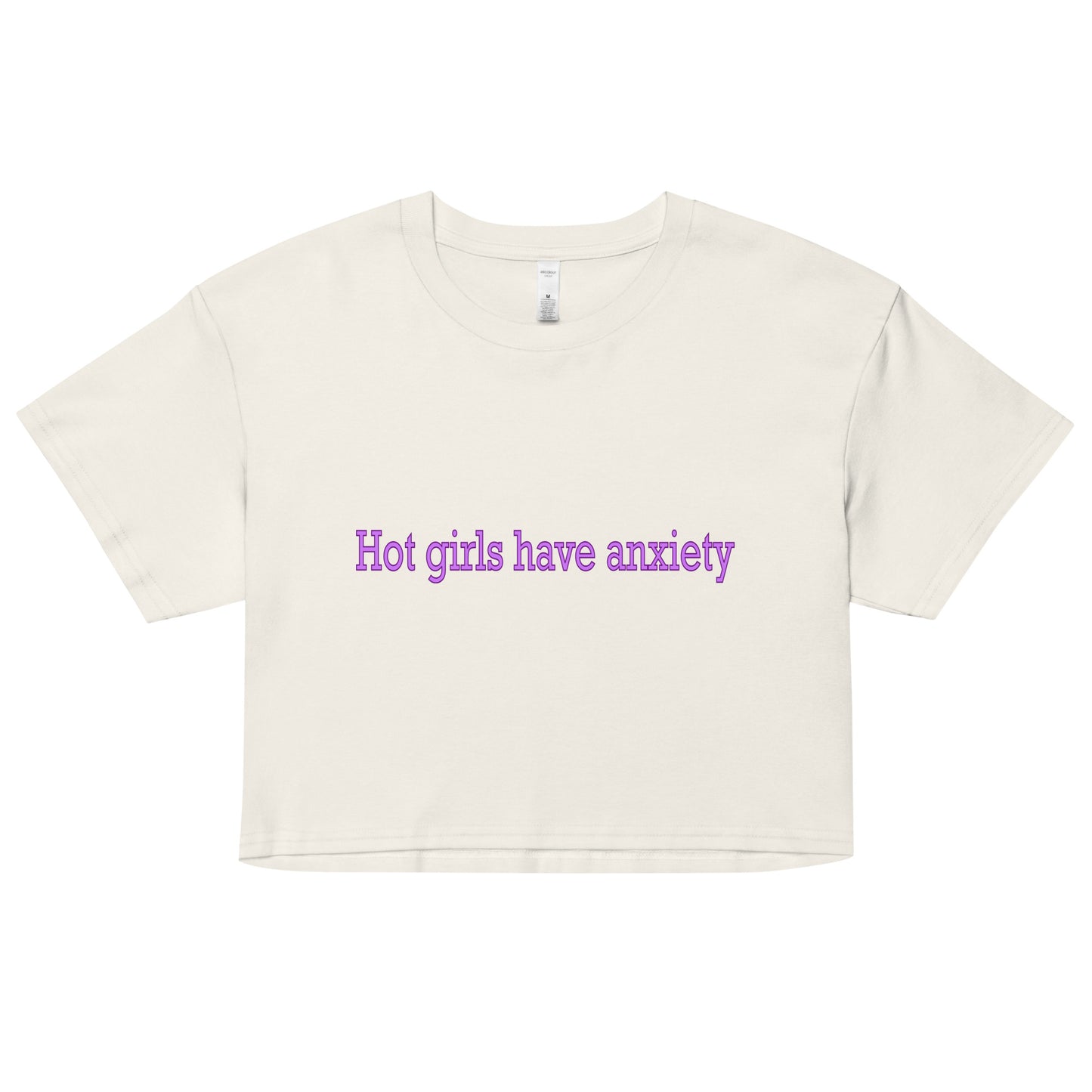 Hot girls anxiety crop top