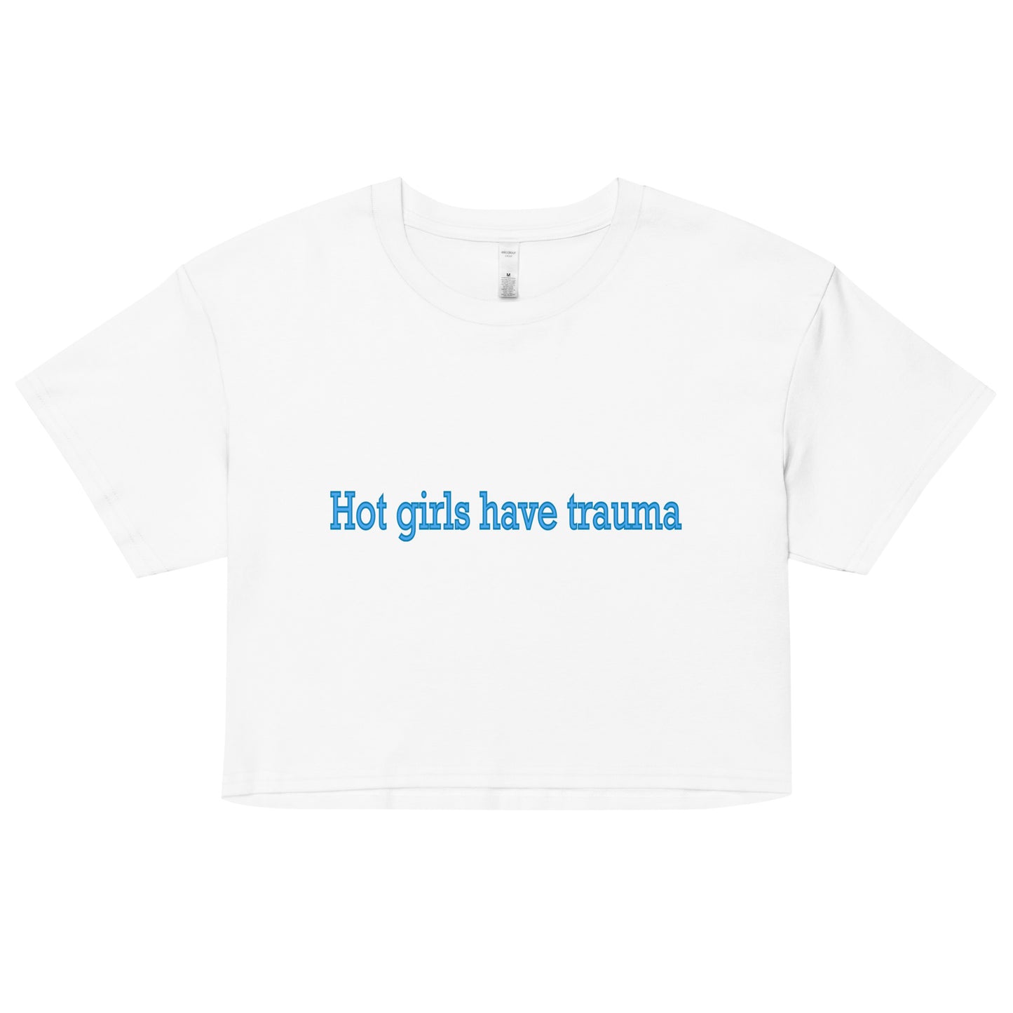 Hot girls trauma crop top